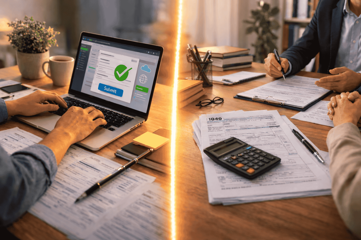 Filing Taxes Online vs. Hiring a Professional: Pros, Cons, and What’s Best for You